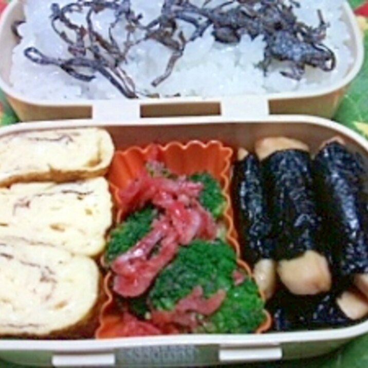 三種盛りは同じでも中身が違うぞ！JKのお弁当。